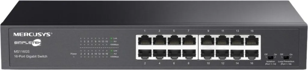 Mercusys MS1X Switch Multi-Ports Extension Réseau Rapide sans Setup - 5