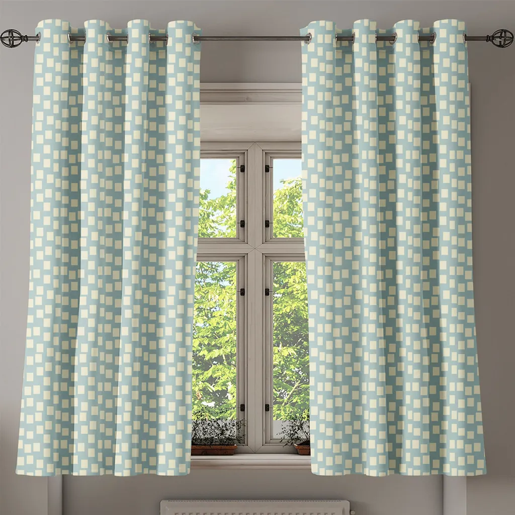 ABAKUHAUS Retro Tenda a Pannello Set di 4, Striped classica | FindTheDeal