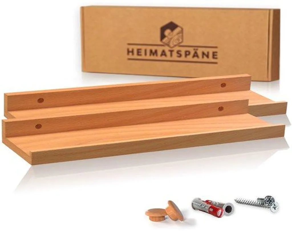 Planches en hêtre 60 cm : masquez vos vis avec les capuchons bois inclus