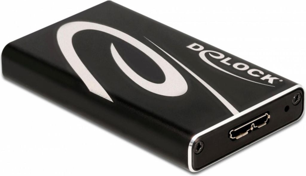 DELOCK Externes Gehuse SuperSpeed USB fr mSATA SSD