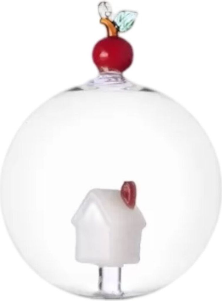 ICHENDORF MILANO Red Apple 2er-Set Weihnachtskugeln Produktbild 