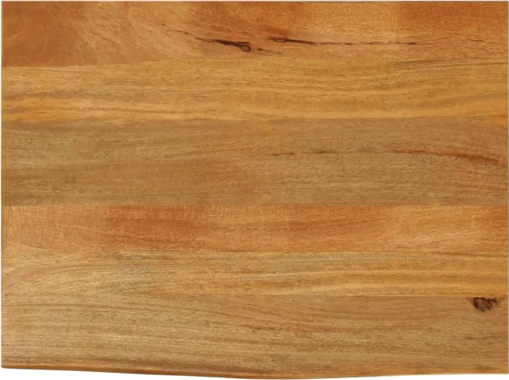 Top Tavolo Mango Massello 90x60x3,8 cm - Design Bordo Naturale