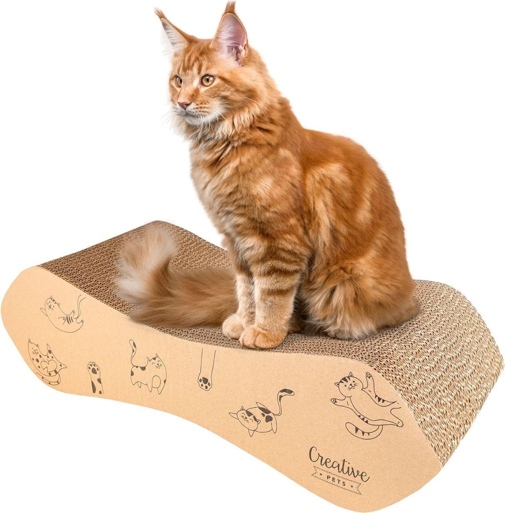 Creative Pets Griffoir pour Chat 57 x 21 x 16 cm - Grattoir Image du produit 