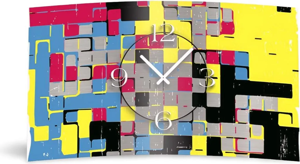 Horloge murale silencieuse anti-stress sans bruit de tique Street Art
