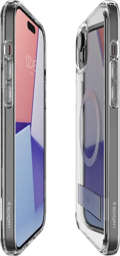 Coque iPhone 15 Plus avec Support Intégré et Technologie MagSafe Spigen