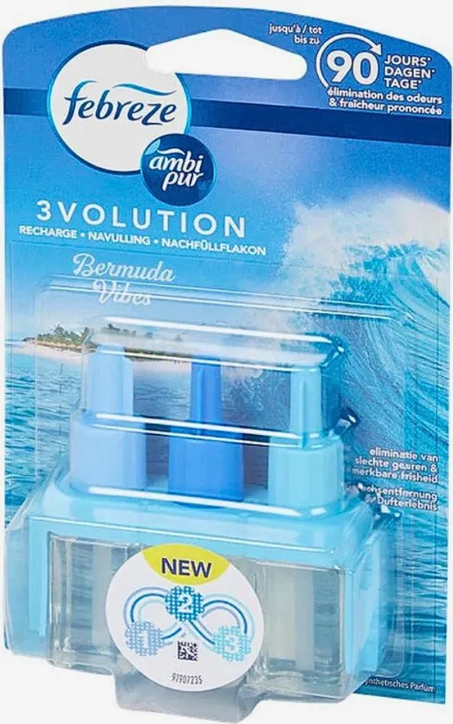 Recharge Diffuseur Électrique Ambi Pur 3Volution Bermuda Vibes x4