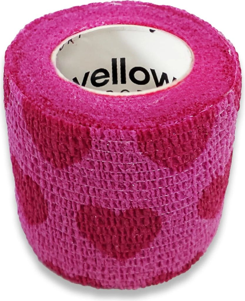 Bandaż kohezyjny 5cm x 4,5m różowy w serca Zdjęcie produktu 