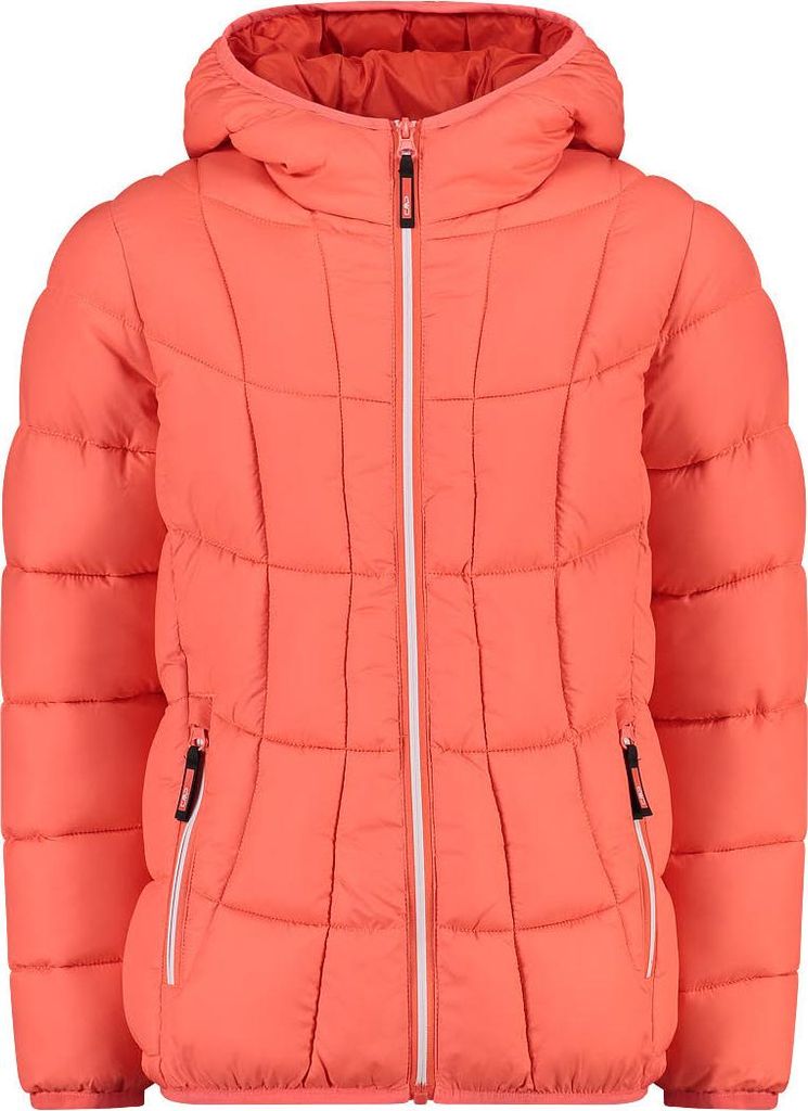 CMP Kinder Jacke Daunenjacke Kapuzenjacke Mädchen orange 140