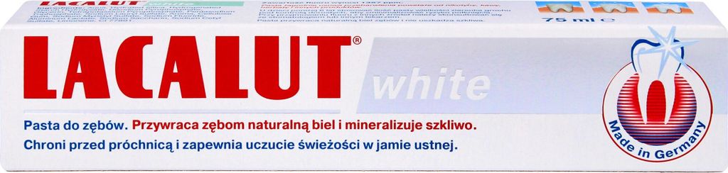 Lacalut Professionelle Zahnaufhellung Zahnpasta 75 ml Produktbild 