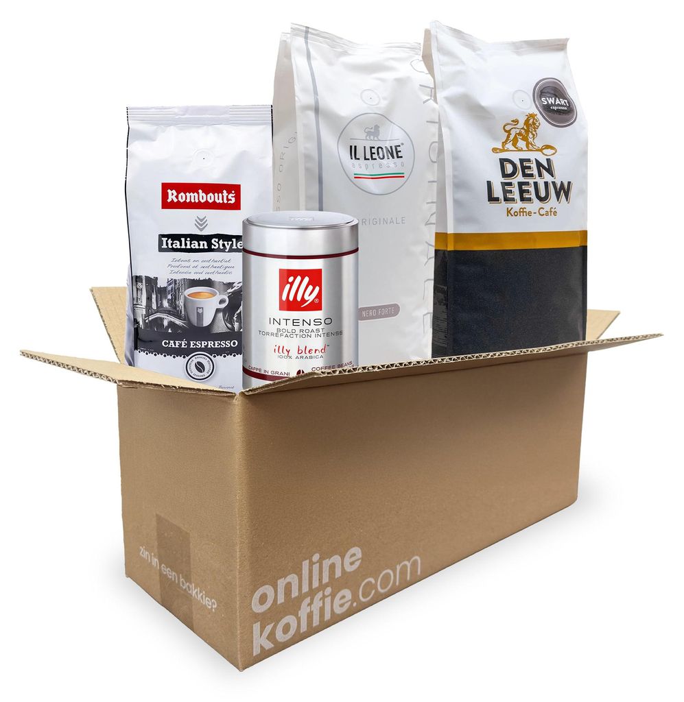 Extra Starkes Kaffee Probierpaket 2,75kg Bohnen – Il Leone Produktbild 