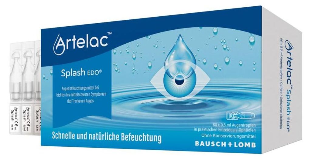 Artelac Splash Edo Augentropfen 60X0.5 ml Produktbild 