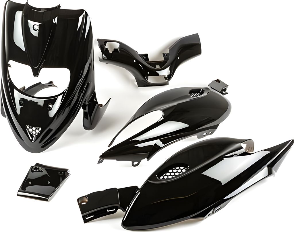 Kit carena 5 pezzi nero Str8 per gilera stalker Immagine del prodotto 