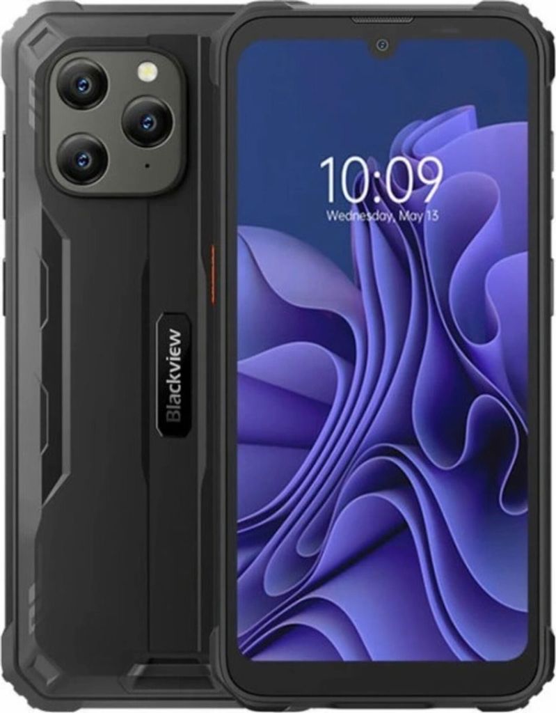 Blackview BV5300 Plus schwarz Outdoor Smartphone – wasserdicht nach IP68/IP69K, MIL-STD-810H, 6.1" HD+ Display, 24GB RAM, 128GB Speicher, 6580 mAh