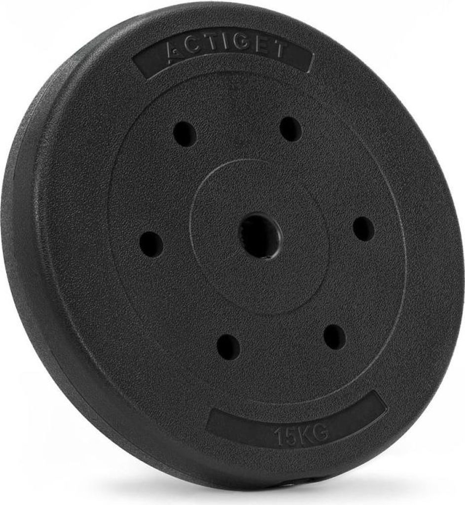 Disco ACTIGET da 15 kg per bilanciere e manubri Ø 29 mm, Immagine del prodotto 