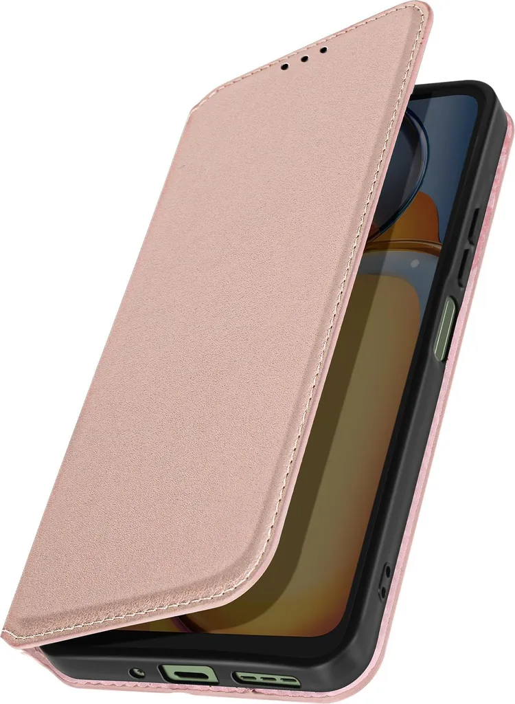 Custodia a Libro Poco C65 Rosa: Avizar con Porta Carte e Supporto