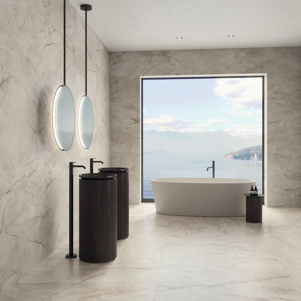 Fliesen Marmoroptik Weiss 50x120 cm CASA39 Atlas Concorde Marvel Diva