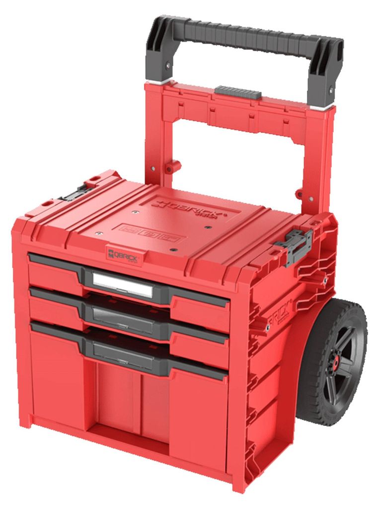QBrick QBRICK SYSTEM PRO CART 2.0 PLUS DRAWER 3Red Ultra HD Obrázok produktu 