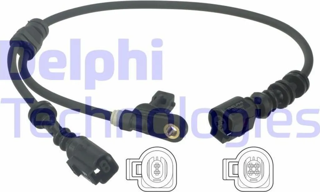Sensore Velocità Ruota DELPHI SS20387 - Ricambio ABS OE 1207332