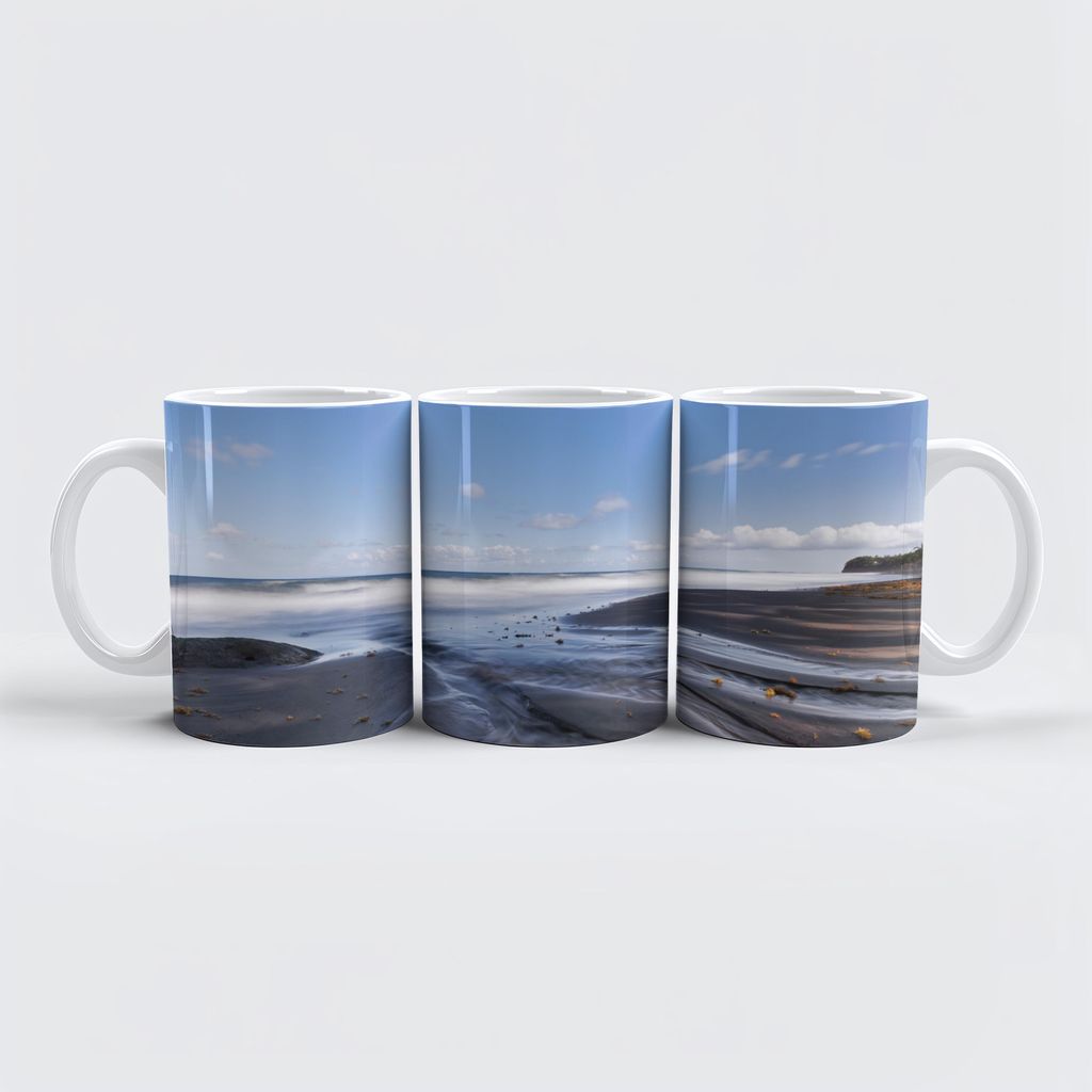 raxxa Premium-Tasse "Sandrippen am Strand"