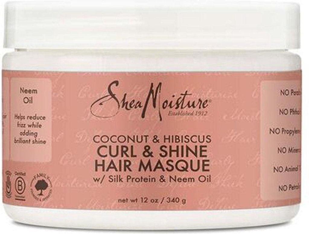 Shea Moisture Coconut & Hibiscus Curl & Shine Hair Masque Zdjęcie produktu 