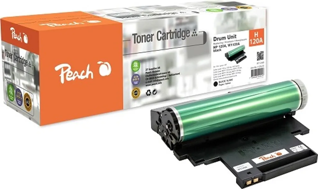 Risparmia con Peach HP 120A W1120A Tamburo Compatibile - 16.000 Pag
