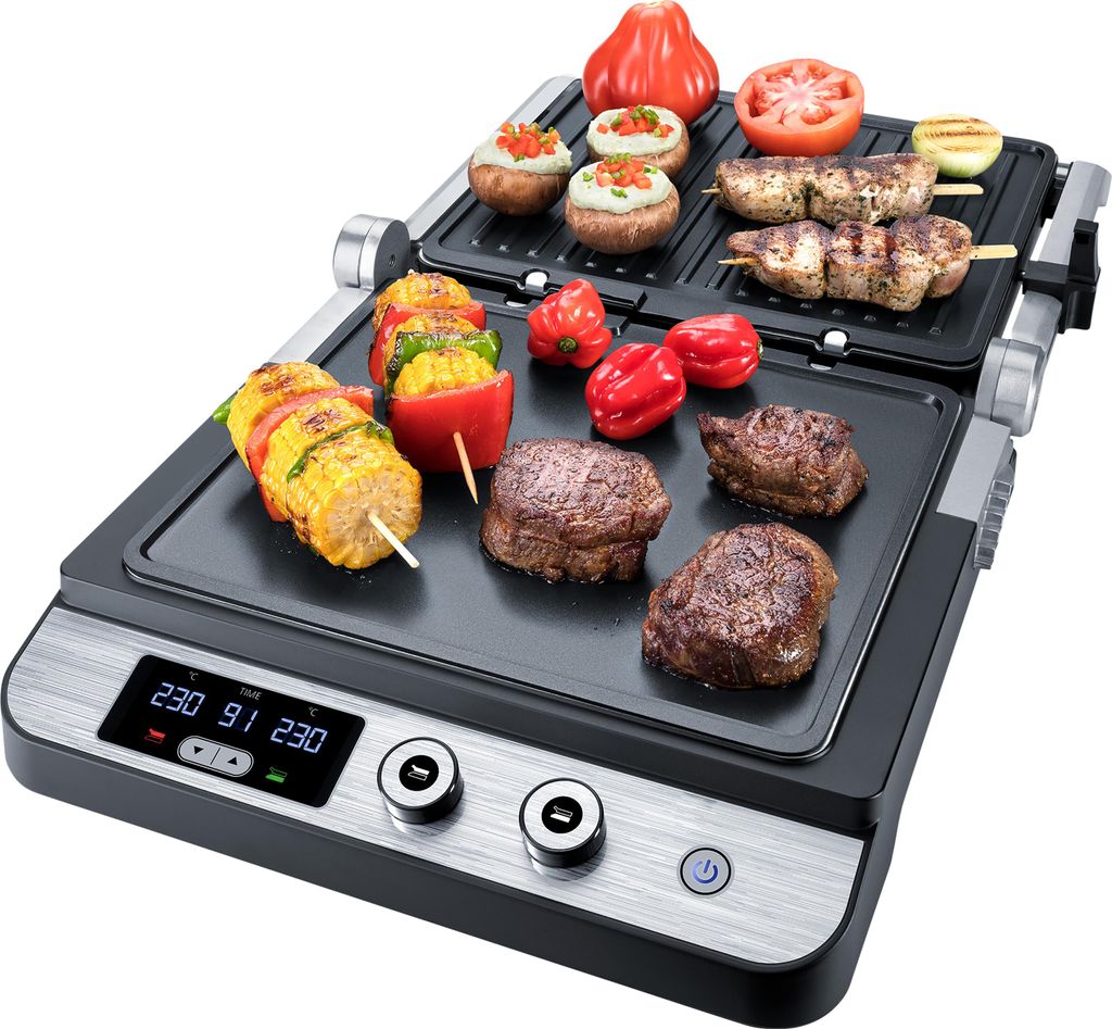 Steba FG 120 eds/sw grill a basso contenuto di grassi 1800W Immagine del prodotto 