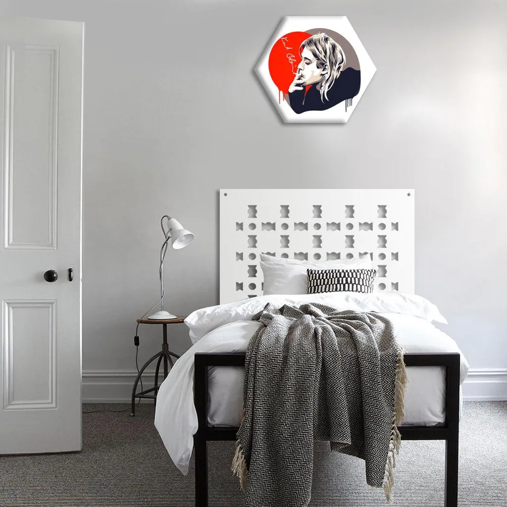 BISCUIT - Pannello in PVC traforato - Parasole 48x48 cm bianco