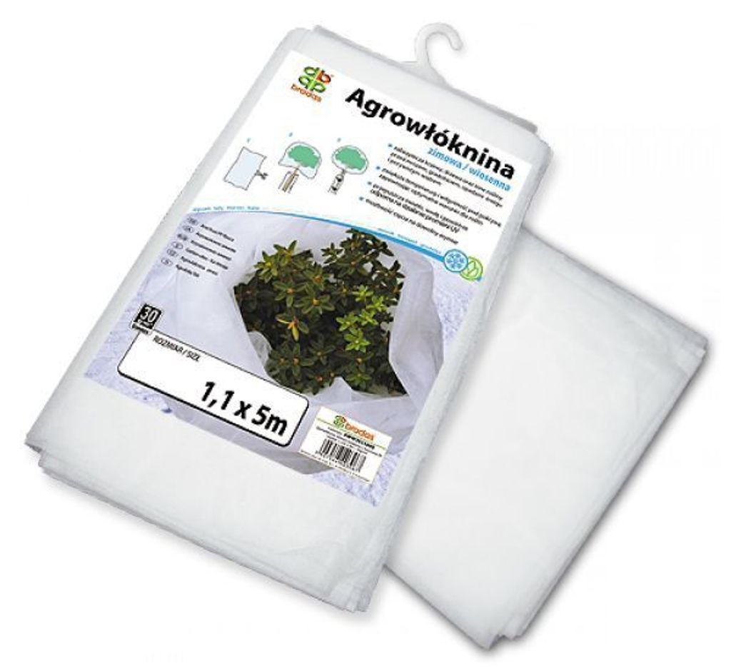 BRADAS Agrofibre 30g/m² bianco inverno-primavera, 10x1,1m Immagine del prodotto 