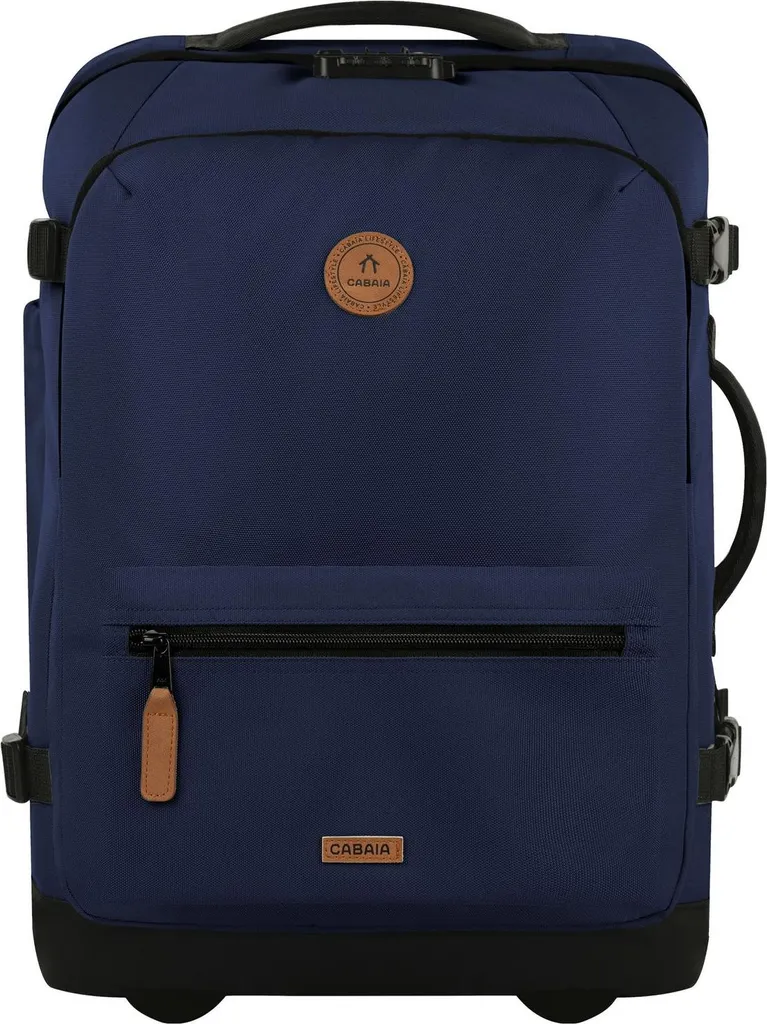 Cabaia Reykjavik Bleu Marine - Valise Sac à Dos PC 48L 51cm Convertible
