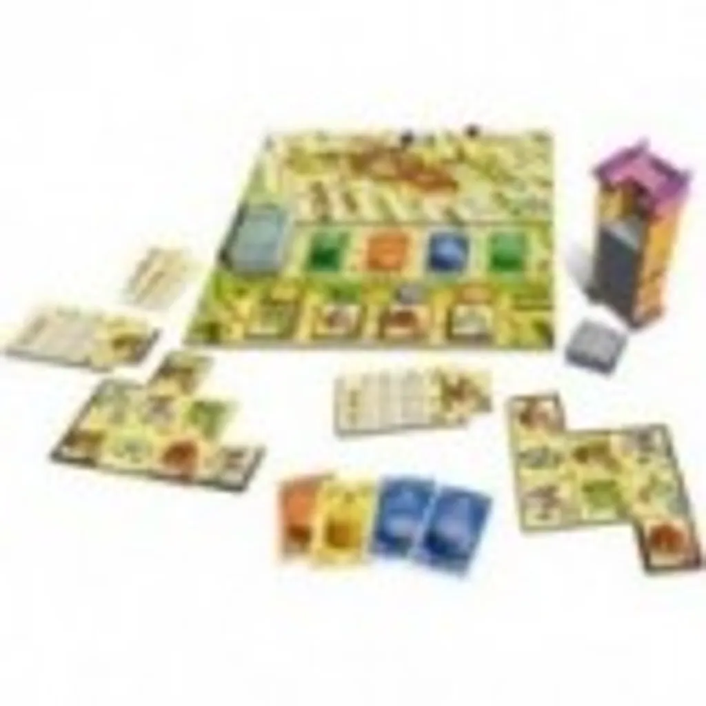 Alhambra Jeu de Société Devir Stratégie Sans Règles Complexes Or - 3
