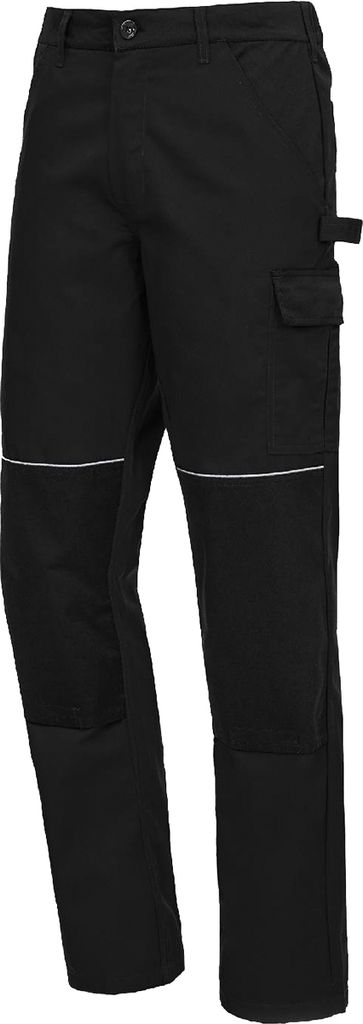 10x NITRAS MOTION TEX LIGHT, lange Arbeitshose, schwarz (Farbcode: 1000), 245 g/qm, atmungsaktives und leichtes Material, hoher Tragekomfort, dehnb...