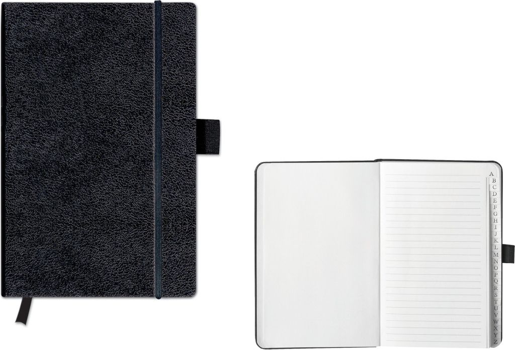 Herlitz 10791010, Schwarz, A6, Kunstleder Produktbild 