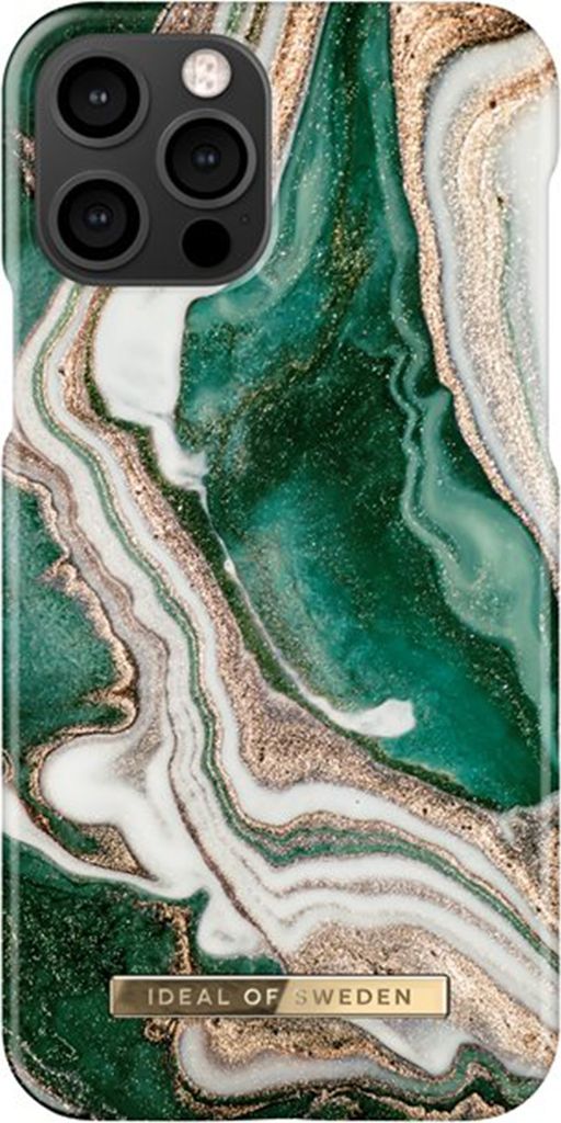 IDEAL OF SWEDEN iPhone 12/12 PRO Fashion Case Golden Jade Marble