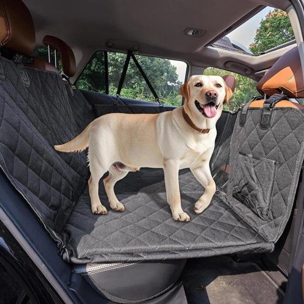Housse de protection pour lit chien 1200D Ripstop noire ultra résistante
