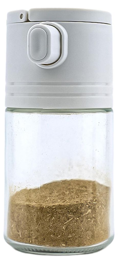 Salzstreuer-Set aus Glas mit luftdichten Gewürzgläsern (0,5 g Portionskontrolle) für natriumarme Ernährung, 180 ml feuchtigkeitsbeständiger, l...