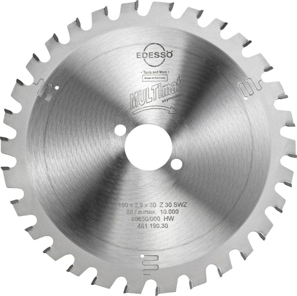 EDESSÖ HW Kreissägeblatt Präzision 190 x 2,8 x 30 mm Z30 SWZ
