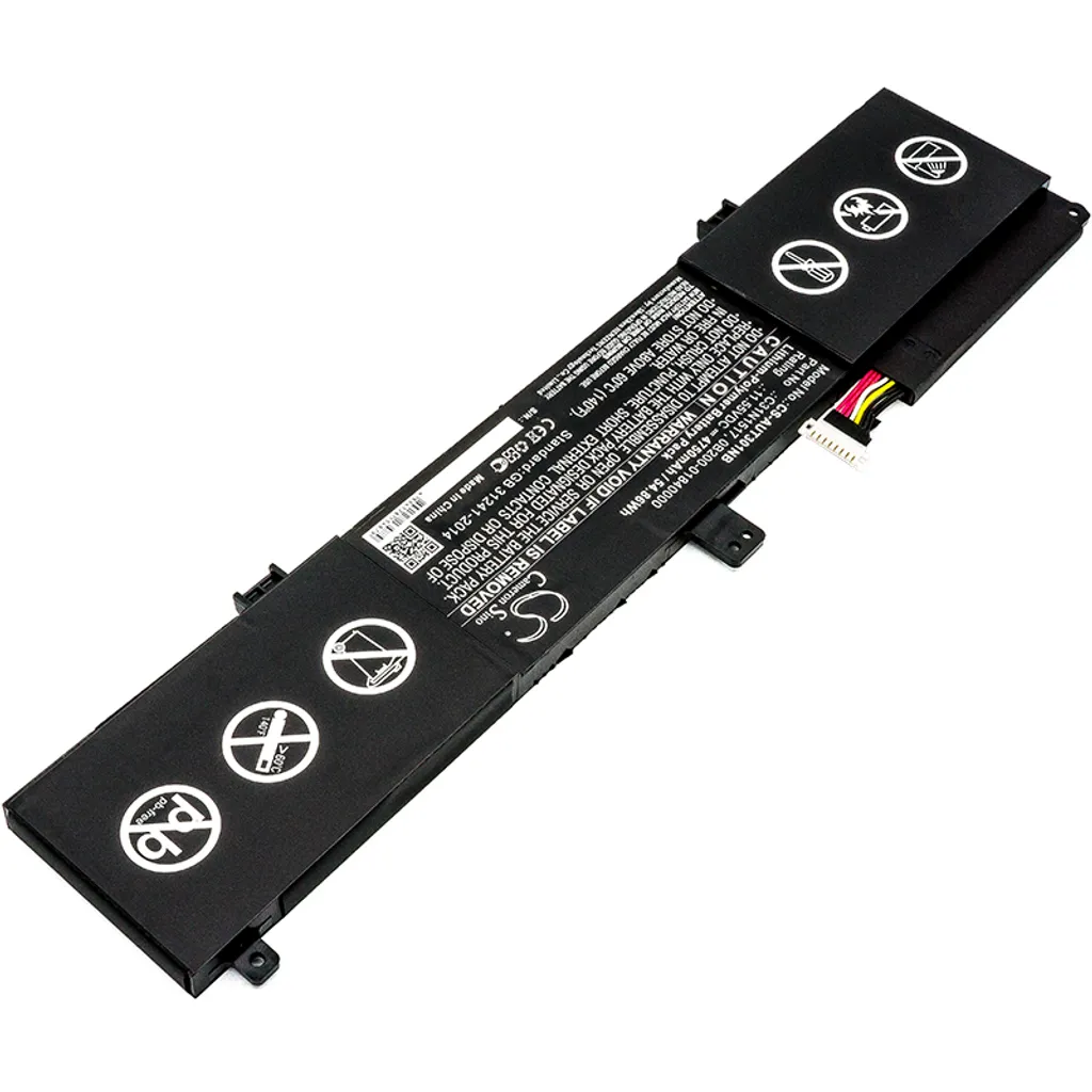Batterie de Rechange pour PC Asus Q304UA-BHI5T11 et Série Q300 Techtek
