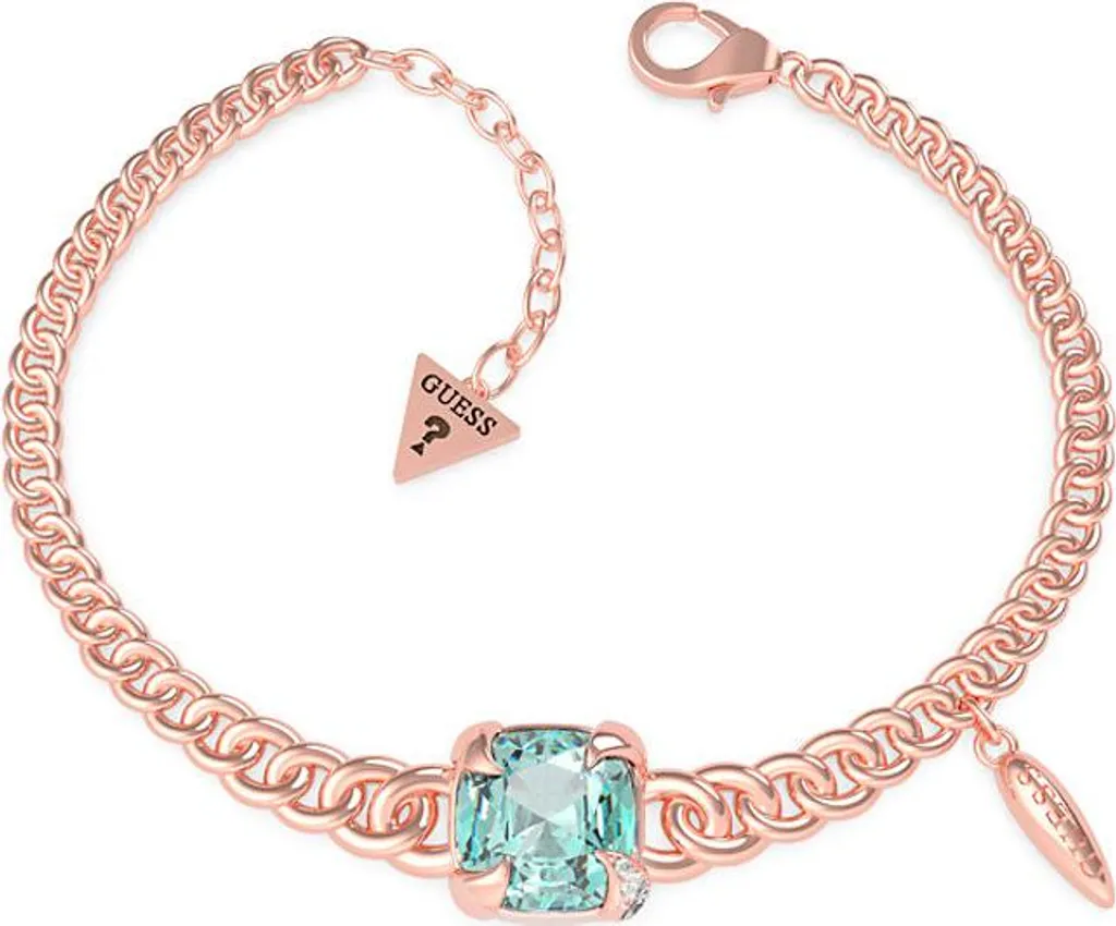 Idee Regalo Donna: Bracciale Guess UBB20069-L Oro Rosa Originale