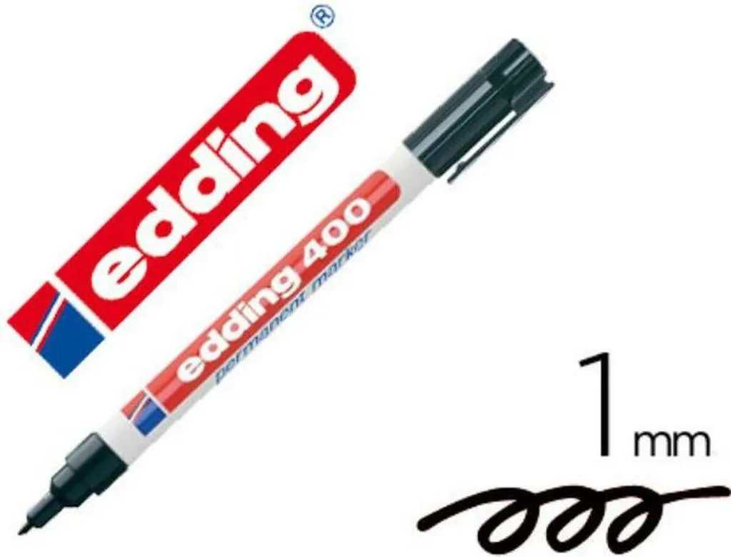 edding 4-400001 10er Marker Edding schwarz - 7