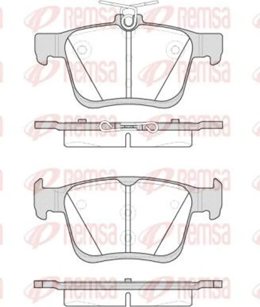 Plaquettes de frein anti-bruit OE 8V0698451 pour Skoda et Golf VII