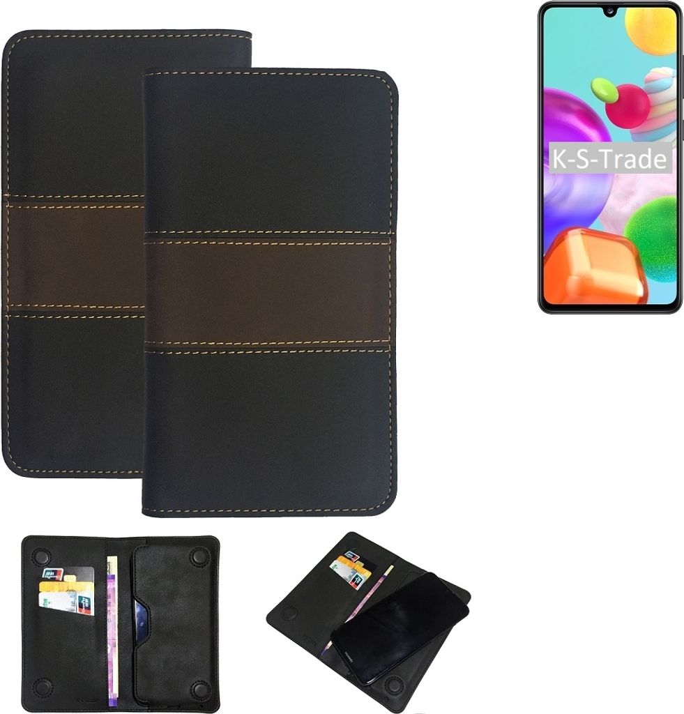 K-S-Trade Hülle Handyhülle kompatibel mit Samsung Galaxy A41 Schutzhülle Walletcase Bookstyle Tasche Schutz Case Handytasche Wallet Cover