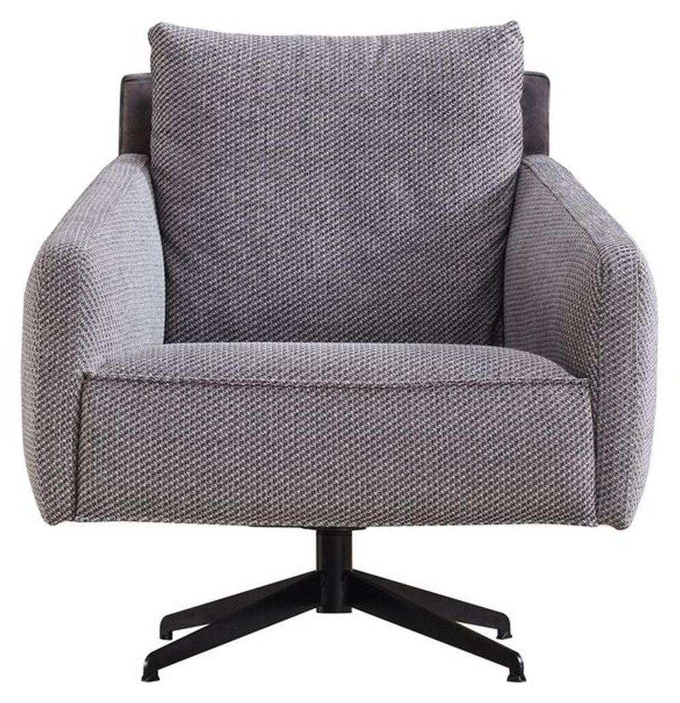 Wohnzimmer Grauer Einsitzer Luxus Lounge 1-Sitzer Designer Produktbild 