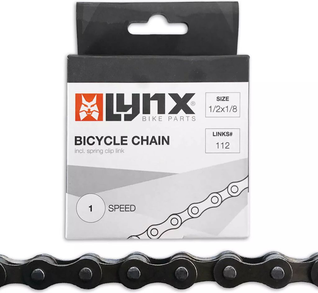 Entrée Chaîne de vélo Singlespeed BMX Chaîne 1/2 x 1/8 112 Image du produit 