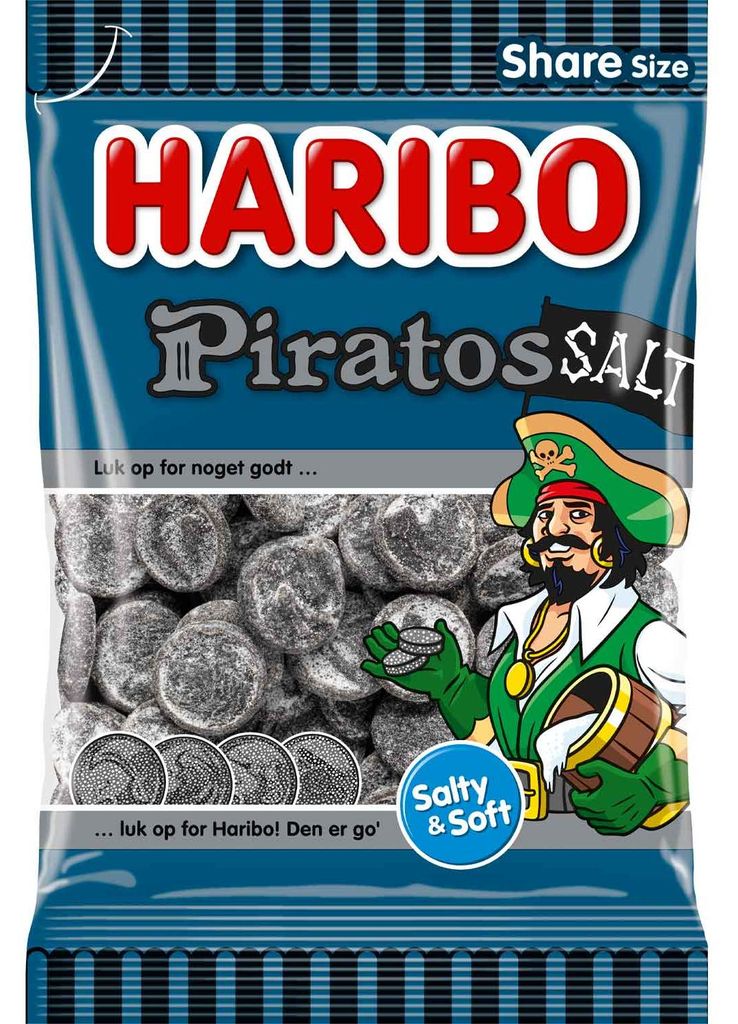 Haribo Piratos Salt 340g Produktbild 