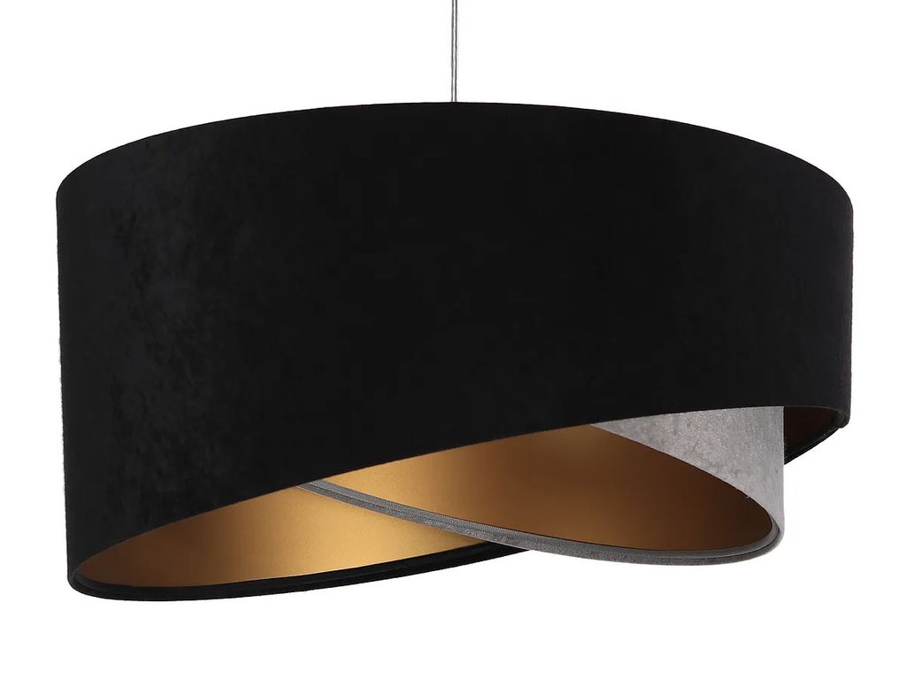 Lampa wisząca SHAPELESS czarna/szara/złota Zdjęcie produktu 