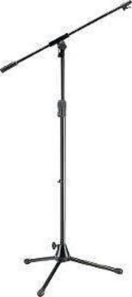 Support de microphone Hercules MS531B avec perche et base trépied stable - 2