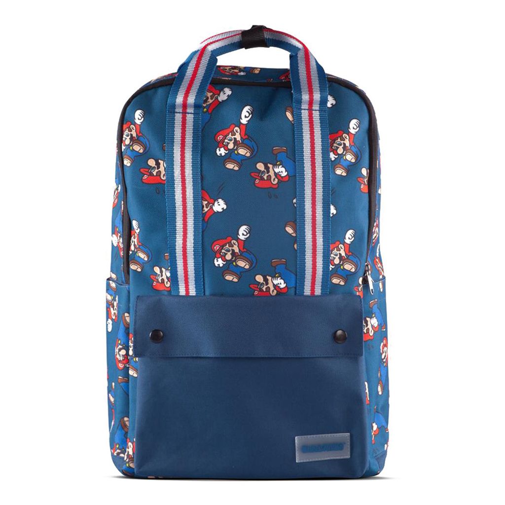 Difuzed Nintendo Rucksack - Super Mario (blau) Backpack Tasche