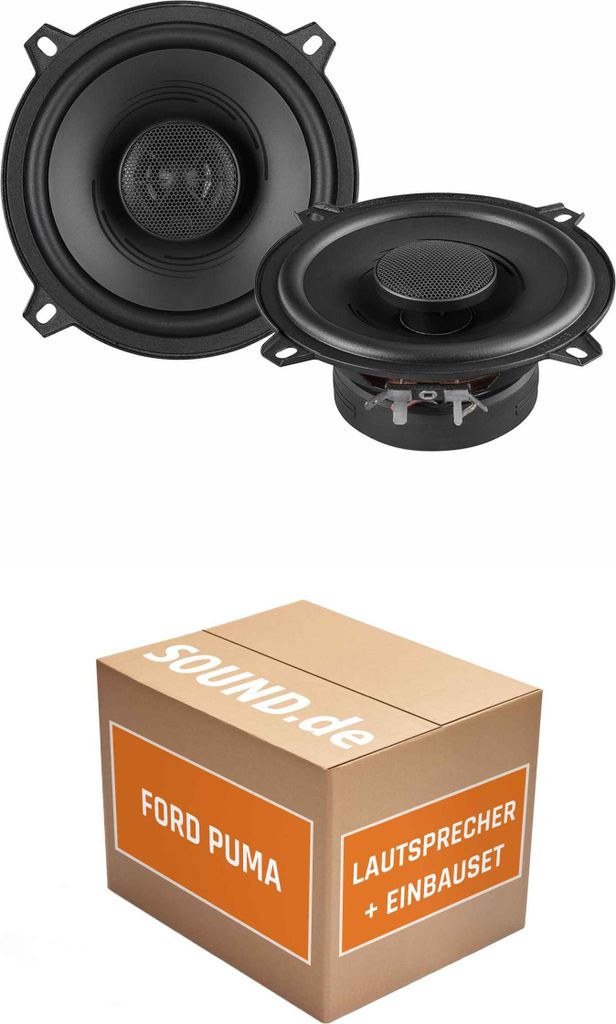 Lautsprecher Boxen Einbaupaket 13cm, Heck Helix PF C130.2 passend für Ford Puma | 2x Tief-Mitteltöner mit integriertem Hochtöner 100W MAX