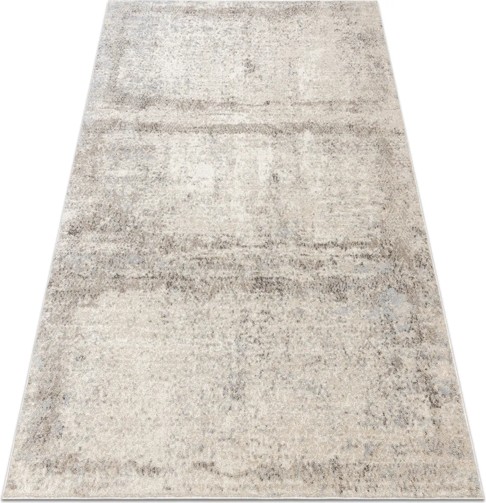 Tapis de salon moderne FUSION 8255 beige - Effet vintage 80x150 cm