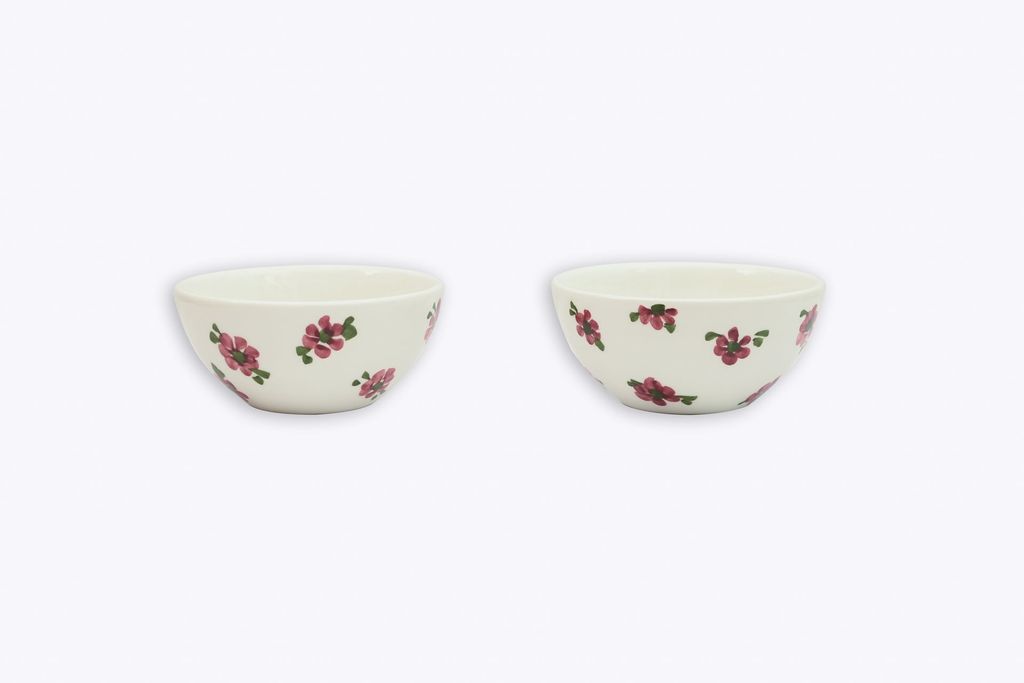 Keramikschalen - Set 2 - Blumen | Really Nice Things | 16 x 16 x 7 cm | Multicolor